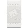 LivingLight Кнопка с винтовыми клеммами 1 модуль белый BTicino N4005N