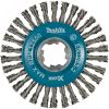 Щетка проволочная дисковая X-lock (d115 мм, толщина проволоки 0,5 мм, тонкие пучки, металл) Makita D-73411