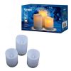 Светильник садовый на солнечной батарее USL-S-816/PT150 CANDLE SET3 Свеча, в наборе из 3 штук 1 светодиод Теплый 1хАА Ni-Mh аккумулятор в/к IP44 Uniel UL-00009381
