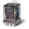 Реле универсальное электромеханическое, монтаж в наконечники Faston 187 (4.8х0.8мм), 3CO 10A, контакты AgNi, катушка 6В AC, степень защиты RTI, боково FINDER 60.63.8.006.0000