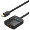 Адаптер переходник mini DisplayPort 20M на HDMI F, 15 см., черный Vention HBCBB