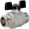 Кран шаровой 1' НН ручка бабочка STOUT SVB-0006-000025