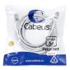 Патч-корд F/UTP, категория 5е, 2xRJ45/8p8c, экранированный, серый, LSZH, 15м Cabeus PC-FTP-RJ45-Cat.5e-15m-LSZH