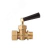 Кран трехходовой RM 1/2IG x1/2AG WATTS латунь 1.6МПа резьба G1/2 внутр - G1/2 наруж РОСМА 00000026109