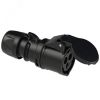 Розетка кабельная 32A/230V/1P+N+E/IP44, черная PCE 223-6x