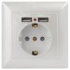 Розетка Intro Solo 4-410-06 с заземлением P+E ЭРА Б0053718
