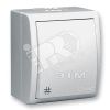 15 Aqua Выключатель проходной с 3-х мест (перекрёстный) IP54 10А 250В винтовой зажим S15A белый Simon 1594251-030