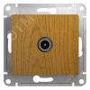 GLOSSA Розетка телевизионная TV 1Дб в рамку дуб SE (Systeme) GSL000591