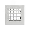 Решетка двухрядная алюминиевая 2WA 200x200 VentART 4687203903282