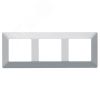 Valena LIFE Рамка 3 поста алюминий универсальная LEGRAND 754133