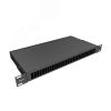Кросс NTSS STANDART оптический 19' частично укомплектованный 1U. 32 порта SC duplex (сплошная панель. сплайс-кассета-2шт) черный RAL 9005 NTSS NTSS-RFOB-ST-1U-32-S0000-2SC-BL