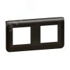 Рамка Mosaic 2x2 модуля - матовая черная LEGRAND 079044L