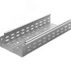 Металлический лоток перфорированный 200х80х3000, толщ. 0,8 мм, Сендзимир цинк OSTEC 014288