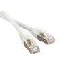 Патч-корд F/UTP экранированный категория 6 LSZH белый (3м) Hyperline 230369