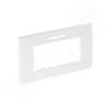 Рамка двойная Modul45 (с полем д/маркировки.,горизонт.,84x140 мм,белый) OBO Bettermann AR45-BF2 RW