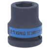 Головка торцевая ударная шестигранная 3/4', 21 мм King Tony 653521M