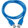 Кабель USB-A 3.0 М на USB-A М , 0.9 м., синий Kramer C-USB3/AA-3