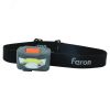 Фонарь светодиодный налобный аккумуляторный 3w 1COB USB IP44 пластик FERON TH2301