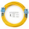 Шнур оптический duplex 25м SC-SC 9/125 sm LSZH Cabeus FOP(d)-9-SC-SC-25m
