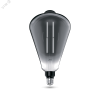 Лампа светодиодная филаментная LED 6 Вт 330 лм 4000К AC185-265В E27 ST164 нейтральный серая колба Black Filament Gauss 157802205