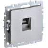 BRITE Розетка компьютерная RJ45 кат.5E РК10-БрА алюминий IEK
