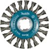 Щетка проволочная дисковая X-lock (d115 мм, толщина проволоки 0,5 мм, толстые пучки, металл ) Makita D-73405