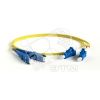 Патч-корд волоконно-оптический (шнур) SM 9/125 (OS2) LC/UPC-SC/UPC duplex LSZH (0.5м) Hyperline 253514