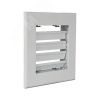 Решетка однорядная алюминиевая 1WA 200x200 VentART 4687203908218