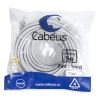 Патч-корд U/UTP, категория 5е, 2xRJ45/8p8c, неэкранированный, серый, PVC, 15м Cabeus PC-UTP-RJ45-Cat.5e-15m