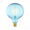 Лампа светодиодная филаментная LED 5 Вт 190х65В E27 шар G125 теплая голубая колба Black Filament Gauss 1013802105