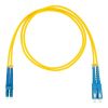 Шнур оптический коммутационный (патч-корд), LC-SC, дуплекс (duplex) OS2, нг(А)-HF, желтый, 20 м Datarex DR-220149
