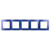 Рамка на 5 постов, Эра12, ультрамарин, 12-5005-29 ЭРА Б0019426