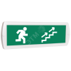 Оповещатель охранно-пожарный комбинированный Т 24-З (звуковой) Человек лестница вправо стрелка вправо вверх (зеленый фон) SLT Т 24-З Чел лест впр стр впр вверх