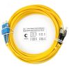 Шнур оптический duplex 20м SC-FC 9/125 sm LSZH Cabeus FOP(d)-9-SC-FC-20m