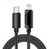 Кабель USB Type-C - Lightning для Apple, 3А, 1м, черный REXANT 18-7068