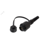 Индустриальный модуль-розетка, Кат.6, RJ45/8P8C, экранированная, IP67, черный NIKOMAX/NIKOLAN NMC-KJSE2-IS-PC-BK