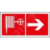 Знак безопасности PP-36162.F31''Указ. движения к пожарному крану направо'' Белый свет a18625