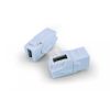 Вставка Keystone Jack проходной адаптер USB 2.0 (Type A) 90град. ROHS черная Hyperline 251218