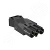 Разъем 3-полюсный Modul45connect, вилка 16 А, 250 B (белый) OBO Bettermann ST-S GST18i3p W