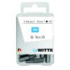Бита TORX T10 х 25 мм 1/4'' C6.3 Industrial пластик.уп. 5 шт. WITTE 429503200