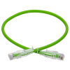 ITK Коммутационный шнур кат.6 UTP LSZH 0,5м standart с ленточным замком зеленый
