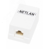 Розетка настенная 1 порт Кат.5e RJ45/8P8C неэкранированная белая 10шт. NETLAN EC-UWO-1-UD2-WT-10