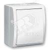 Выключатель одноклавишный, с подсветкой, IP54 10А, 250В, винтовой зажим, S15A, белый Simon 1594104-030