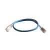 Патч-корд HD RJ 45 категория 6 F/UTP LSZH экранированный 0,5 м голубой LEGRAND 051540