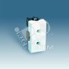 Розетка 2P узкая, под вилку CEE 7/16, 16А 250В, S27, белый Simon 27431-64
