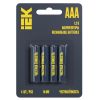 Аккумулятор GREEN Ni-MH AAA 1100мАч (4шт/блистер) IEK IEK AAK-NIMH-03-1100-L04