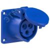 Розетка встраиваемая наклонная 16А/230V/1P+N+E/IP44 PCE 413-6
