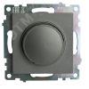 Выключатель диммирующий TRIAC (механизм) 250В 500W серия Катрин графит STEKKER STEKKER GLS10-7106-06 49413