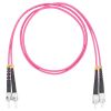 Шнур оптический коммутационный (патч-корд), FC-ST, дуплекс (duplex) OM4, нг(А)-HF, маджента, 3,0 м Datarex DR-222374