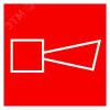 Знак F11 ''Звуковой оповещатель пожарной тревоги'' 200х200 мм, пластик с покрытием фотолюминесцентным ГОСТ Р 12.4.026-2001 EKF pn-f-11-f